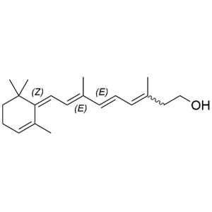 维生素A EP杂质C;全反式-后视黄醇,Vitamin A EP Impurity C(Mixture of E/Z Isomers)
