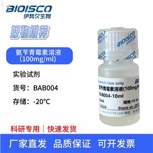 氨芐青霉素溶液（100mg/ml),科研試驗