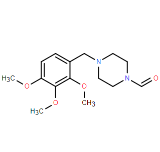 4-[(2,3,4-三甲氧基苯基)甲基]哌嗪-1-甲醛,4-[(2,3,4-Trimethoxyphenyl)methyl]piperazine-1-carbaldehyde