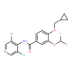 4-(環(huán)丙基甲氧基)-N-(3,5-二氯吡啶-4-基)-3-(二氟甲氧基)苯甲酰胺