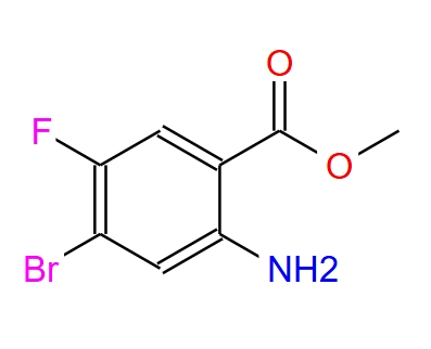 2-氨基-4-溴-5-氟苯甲酸甲酯,Methyl 2-aMino-4-broMo-5-fluorobenzoate
