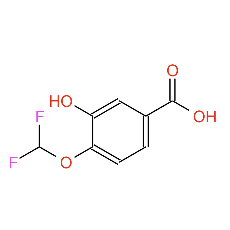 3-羟基-4-二氟甲氧基苯甲酸,4-(difluoroMethoxy)-3-hydroxybenzoic acid