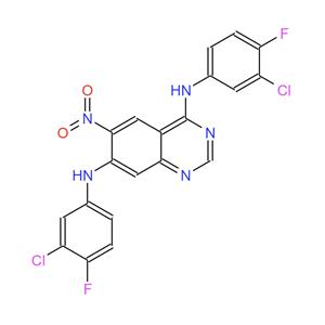 阿法替尼杂质38，2044702-52-3，N4,N7-bis(3-chloro-4-fluorophenyl)-6-nitro-4,7-Quinazolinediamine