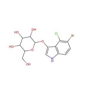 5-溴-4-氯-3-吲哚基-β-D-吡喃葡萄糖苷 15548-60-4 5-Bromo-4-chloro-3-indolyl β-D-glucopyranoside