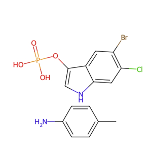 5-溴-6-氯-3-吲哚磷酸酯，对甲苯胺盐,5-Bromo-6-chloro-3-indolyl phosphate, p-toluidine salt