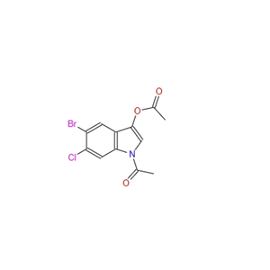 108847-96-7 N-Acetyl-5-bromo-6-chloro-indole-3-acetateN-乙酰基-5-溴-6-氯吲哚-3-乙酸酯