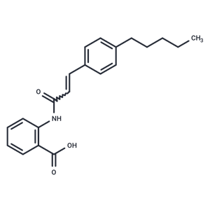2-(3-(4-戊基苯基)丙烯酰胺基)苯甲酸|T5454|TargetMol