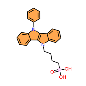 (4-(10-phenylindolo[3,2-b]indol-5(10H)-yl)butyl)phosphonic acid