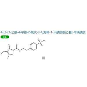 4-[2-(3-Ethyl-4-Methyl-2-Oxo-3-Pyrroline-1-Carboxamido)Ethyl]Benezenesulfonamide