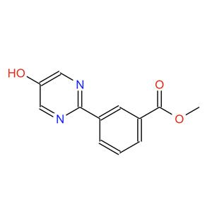 3-(5-羥基嘧啶-2-基)苯甲酸甲酯，1092568-87-0