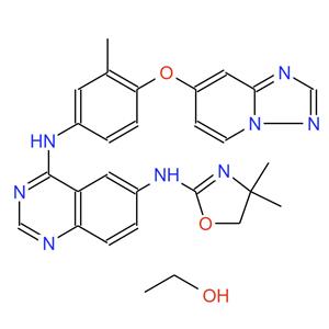 妥卡替尼半乙醇合物，1429755-56-5，Tucatinib (hemiethanolate)
