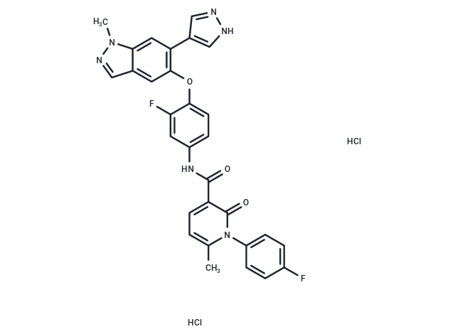 美瑞替尼二盐酸盐,Merestinib dihydrochloride