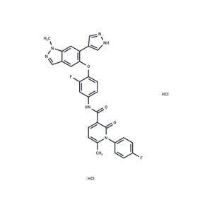 美瑞替尼二盐酸盐,Merestinib dihydrochloride