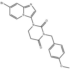 1-(7-溴咪唑并[1,2-a]吡啶-3-基)-3-(4-甲氧基芐基)二氫嘧啶-2,4(1H,3H)-二酮 2713619-95-3