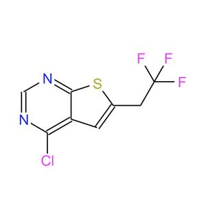 4-氯-6-(2,2,2-三氟乙基)噻吩并[2,3-D]嘧啶，1628317-85-0
