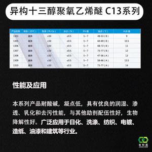 异构十三醇聚氧乙烯醚,Isomericalcoholethoxylates