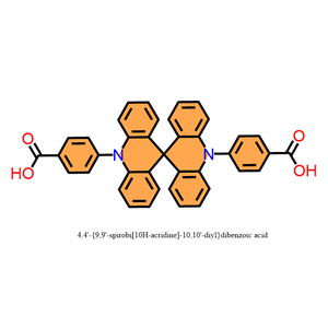 4,4'-(10H,10'H-9,9'-Spirobi[acridine]-10,10'-diyl)dibenzoic acid 2375016-14-9