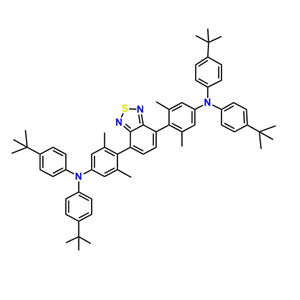4,4'-（苯并[c][1,2,5]噻二唑-4,7-二基）雙（N，N-雙（4-（叔丁基）苯基）-3,5-二甲基苯胺）