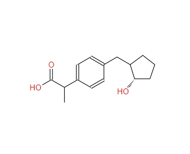 洛索洛芬钠杂质08-01(杂质H-1),Benzeneacetic acid, 4-[[(2S)-2-hydroxycyclopentyl]methyl]-α-methyl-