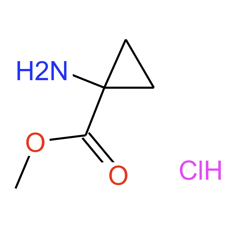 1-氨基環(huán)丙烷甲酸甲酯鹽酸鹽,Methyl 1-aminocyclopropanecarboxylate hydrochloride