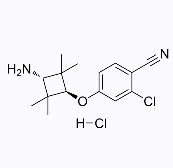 4-(反式-3-氨基-2,2,4,4-四甲基环丁氧基)-2-氯苯甲腈盐酸盐,4-(trans-3-Amino-2,2,4,4-tetramethylcyclobutoxy)-2-chlorobenzonitrile hydrochloride