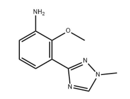 2-甲氧基-3-(1-甲基-1H-1,2,4-三唑-3-基)苯胺,2-methoxy-3-(1-methyl-1H-1,2,4-triazol-3-yl)aniline