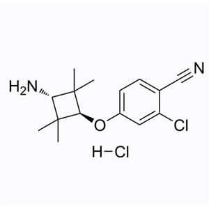 4-(反式-3-氨基-2,2,4,4-四甲基環(huán)丁氧基)-2-氯苯甲腈鹽酸鹽