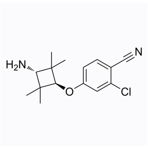 2-氯-4-[反式-3-氨基-2,2,4,4-四甲基環(huán)丁氧基]苯甲腈