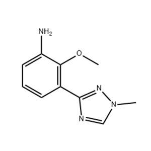 2-甲氧基-3-(1-甲基-1H-1,2,4-三唑-3-基)苯胺,2-methoxy-3-(1-methyl-1H-1,2,4-triazol-3-yl)aniline