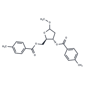 化合物 1-(a,b)-O-methyl-3,5-di-(O-p-toluoyl)-2-deoxy-D-ribose,1-(a,b)-O-methyl-3,5-di-(O-p-toluoyl)-2-deoxy-D-ribose