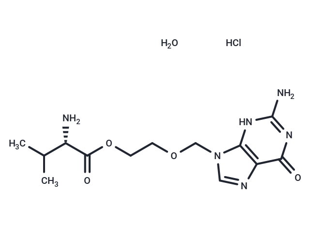 化合物 Valacyclovir hydrochloride hydrate,Valacyclovir hydrochloride hydrate