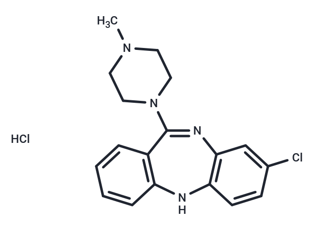 化合物 Clozapine HCl,Clozapine HCl