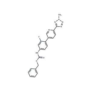 化合物 Benzyl (3-fluoro-4-(6-(2-methyl-2H-tetrazol-5-yl)pyridin-3-yl)phenyl)carbamate,Benzyl (3-fluoro-4-(6-(2-methyl-2H-tetrazol-5-yl)pyridin-3-yl)phenyl)carbamate