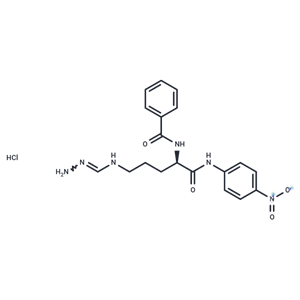 化合物 Bz-D-Arg-pNA hydrochloride,Bz-D-Arg-pNA hydrochloride