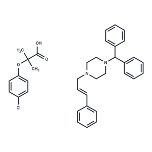 化合物 Cinnarizine clofibrate,Cinnarizine clofibrate