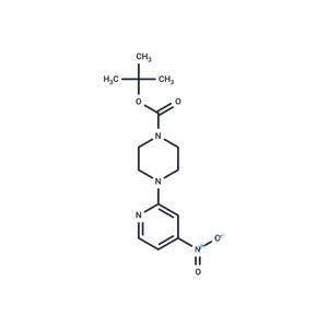 化合物 tert-Butyl 4-(4-nitropyridin-2-yl)piperazine-1-carboxylate|T64453|TargetMol