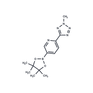 化合物 2-(2-Methyl-2H-tetrazol-5-yl)-5-(4,4,5,5-tetramethyl-1,3,2-dioxaborolan-2-yl)pyridine,2-(2-Methyl-2H-tetrazol-5-yl)-5-(4,4,5,5-tetramethyl-1,3,2-dioxaborolan-2-yl)pyridine
