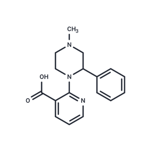 化合物 1-(3-Carboxy-2-pyridyl)-4-methyl-2-phenylpiperazine|T67037|TargetMol