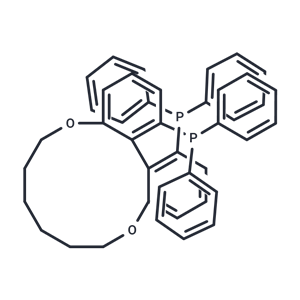 化合物 (16aS)-1,16-Bis(diphenylphosphino)-6,7,8,9,10,11-hexahydrodibenzo[b,d][1,6]dioxacyclododecine|T67394|TargetMol