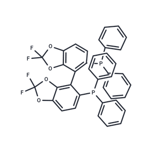 化合物 (S)-5,5'-Bis(diphenylphosphino)-2,2,2',2'-tetrafluoro-4,4'-bi-1,3-benzodioxole|T64697|TargetMol