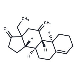 化合物 (8S,9S,10R,14S)-13-Ethyl-11-methylene-2,3,7,8,9,10,11,12,13,14,15,16-dodecahydro-1H-cyclopenta[a]phenanthren-17(6H)-one|T66298|TargetMol