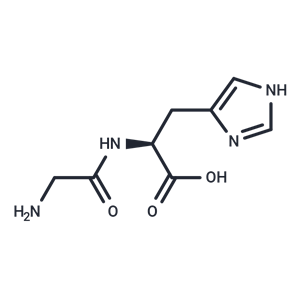 化合物 (S)-2-(2-Aminoacetamido)-3-(1H-imidazol-4-yl)propanoic acid|T66955|TargetMol