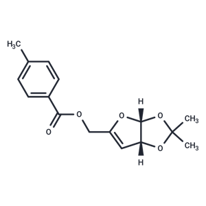 化合物 3-Deoxy-1,2-O-isopropylidene-5-O-(p-toluoyl)- α-D-glycero-pent-3-enofuranose,3-Deoxy-1,2-O-isopropylidene-5-O-(p-toluoyl)- α-D-glycero-pent-3-enofuranose