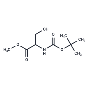 化合物 Methyl 2-((tert-butoxycarbonyl)amino)-3-hydroxypropanoate|T66179|TargetMol