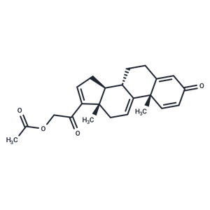 化合物 21-Acetoxypregna-1,4,9(11),16-tetraene-3,20-dione|T67476|TargetMol