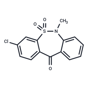 化合物 3-Chloro-6,11-dihydro-6-methyl-5,5,11-trioxodibenzo[c,f][1,2]thiazepine,3-Chloro-6,11-dihydro-6-methyl-5,5,11-trioxodibenzo[c,f][1,2]thiazepine