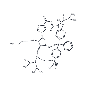 化合物 2’-MOE-G(iBu)-3’-phosphoramidite|TNU0960|TargetMol