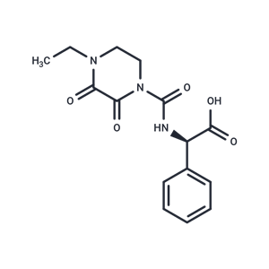 化合物 (R)-2-(4-Ethyl-2,3-dioxopiperazine-1-carboxamido)-2-phenylacetic acid,(R)-2-(4-Ethyl-2,3-dioxopiperazine-1-carboxamido)-2-phenylacetic acid