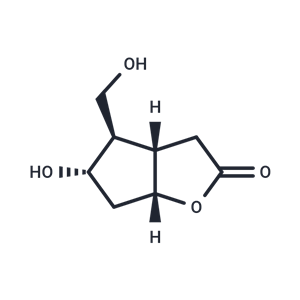 化合物 (3aS,4R,5S,6aR)-5-Hydroxy-4-(hydroxymethyl)hexahydro-2H-cyclopenta[b]furan-2-one|T66949|TargetMol