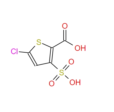 5-氯-2-羧基-3-噻吩磺酸,5-chloro-3-sulfo-2-Thiophenecarboxylic acid